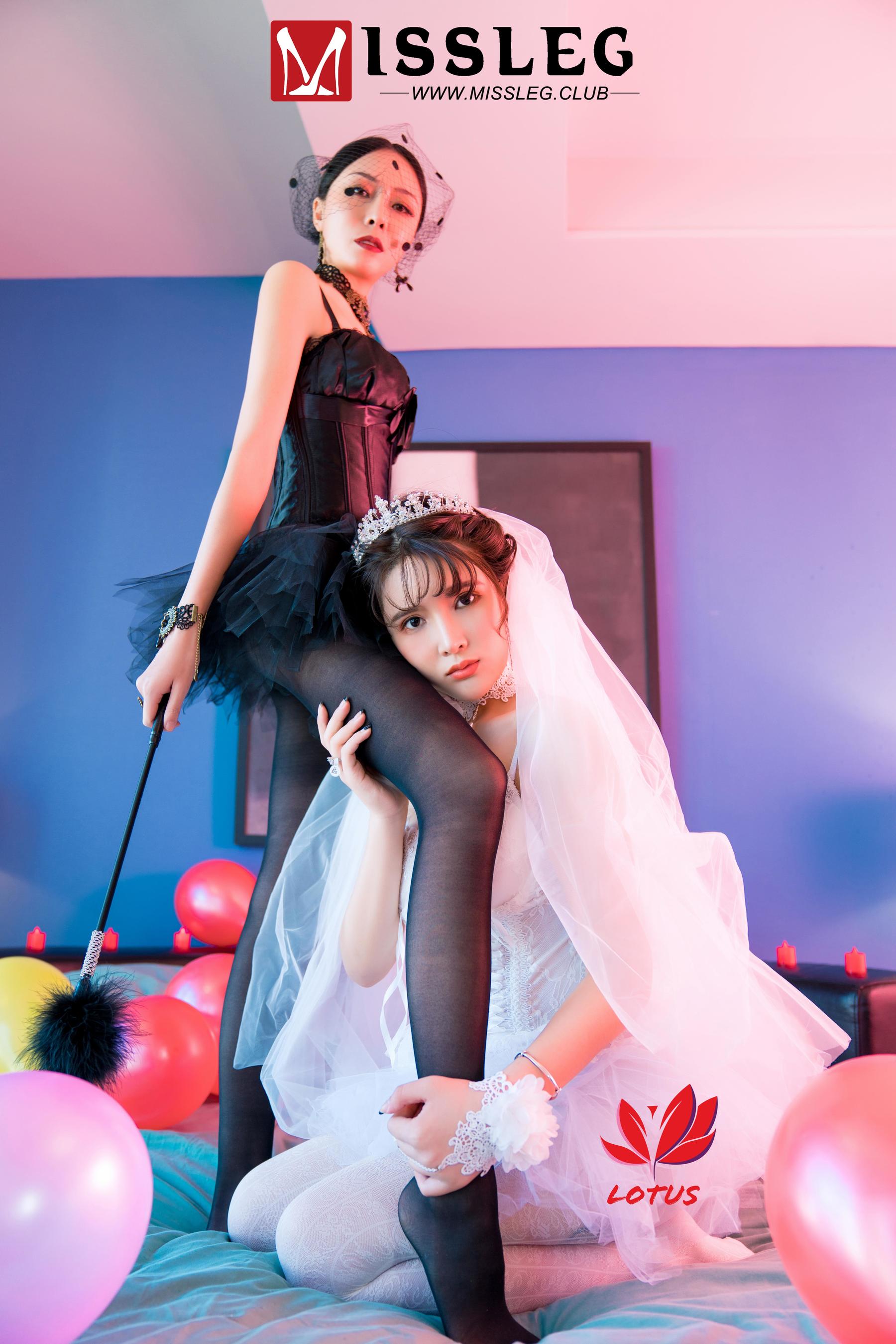 [蜜丝MISSLEG] M006 浪味仙&壹壹 换位婚礼-秀人网官方网站